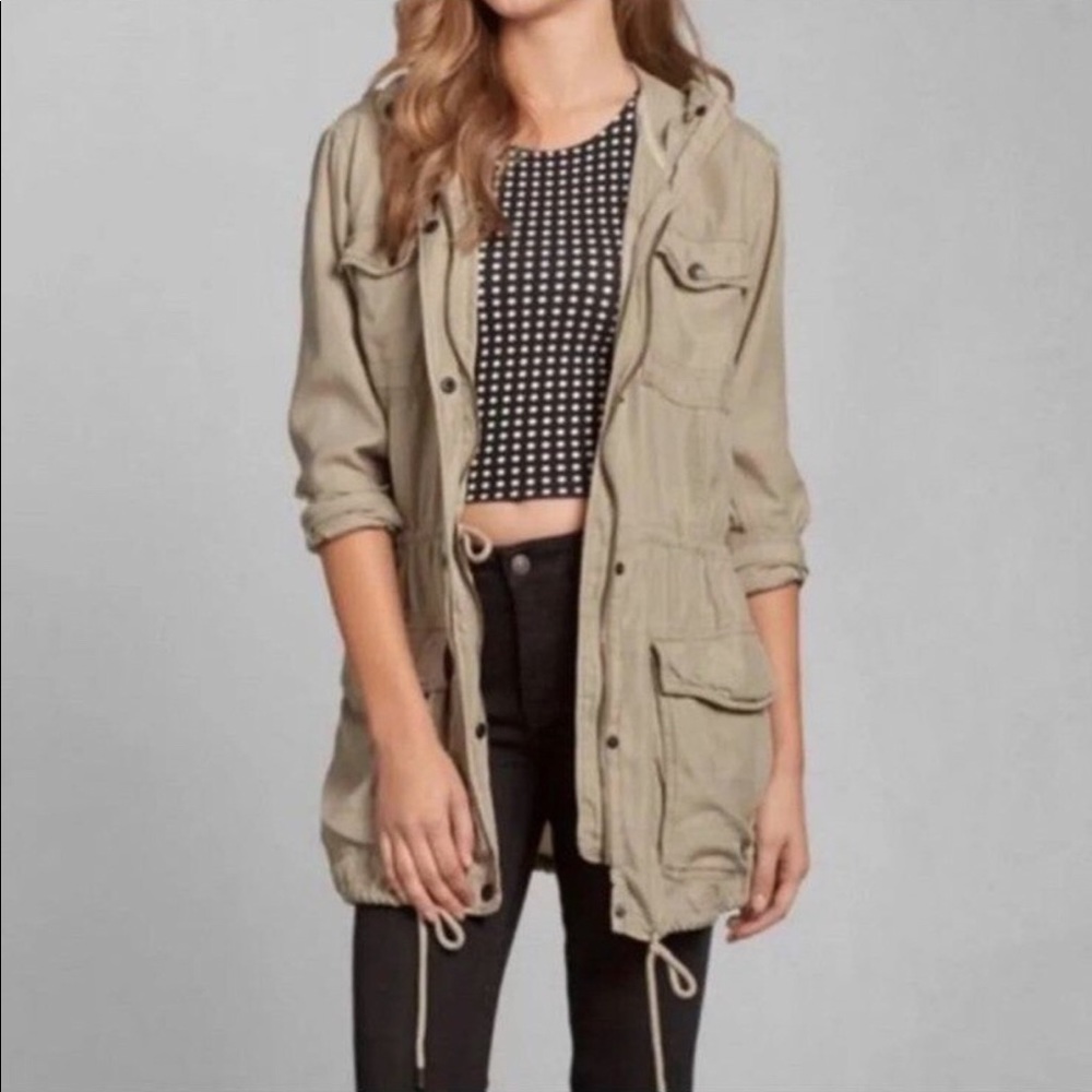 Abercrombie and Fitch Tan Utility Jacket